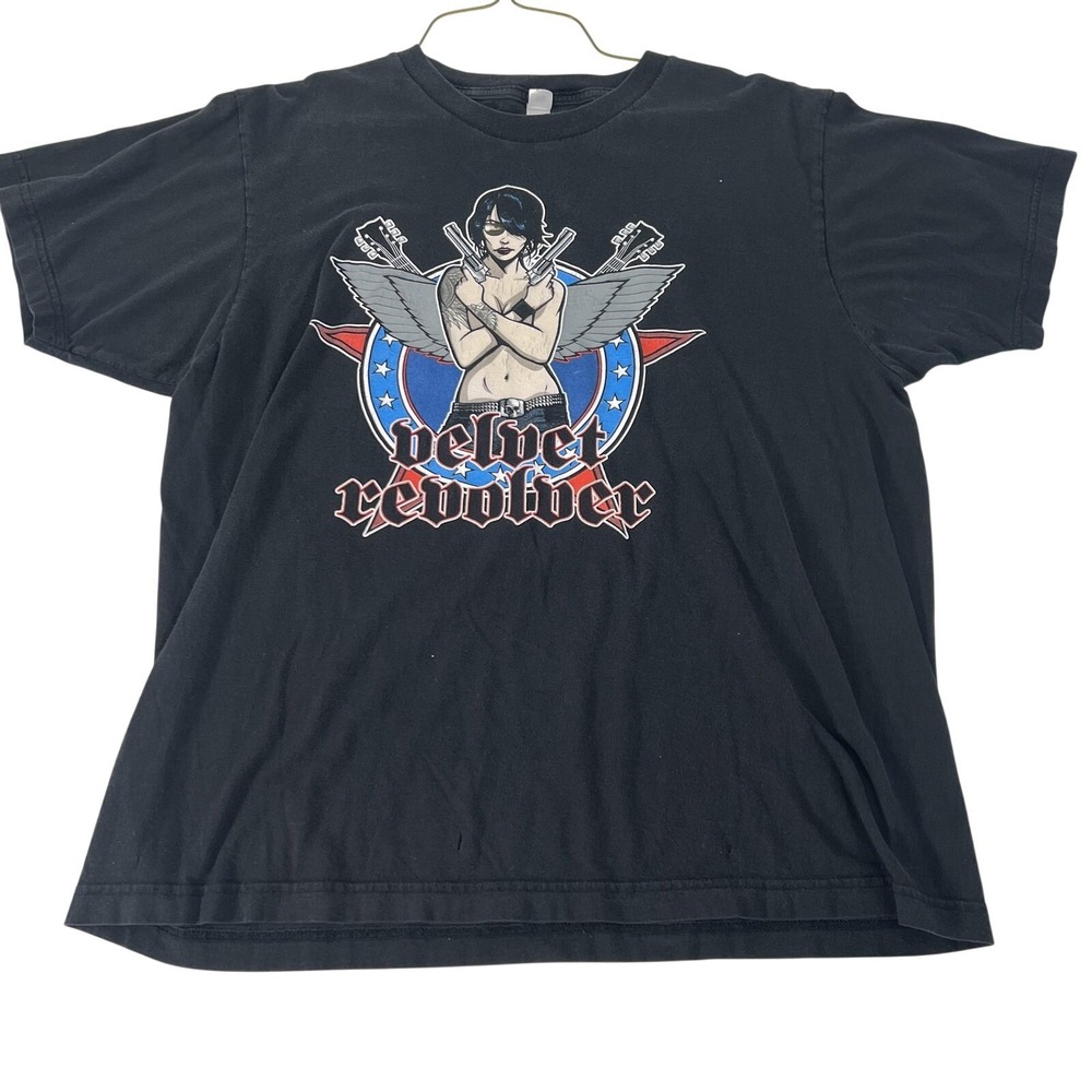 Velvet Revolver GNR Slash Stone Temple Pilots Shirt Mens L Black Graphic 2000s‎